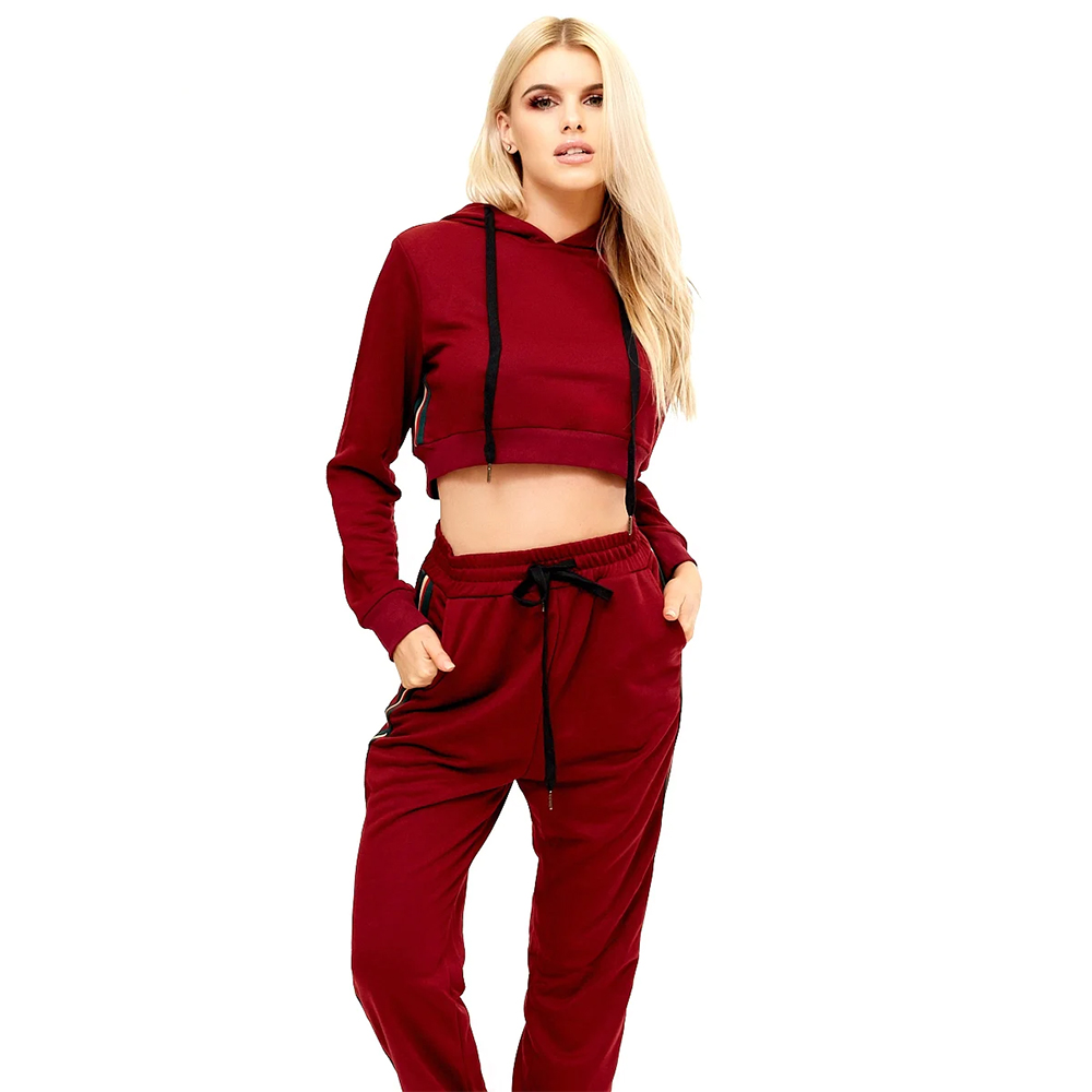 Women's Crop Hoodies Sets